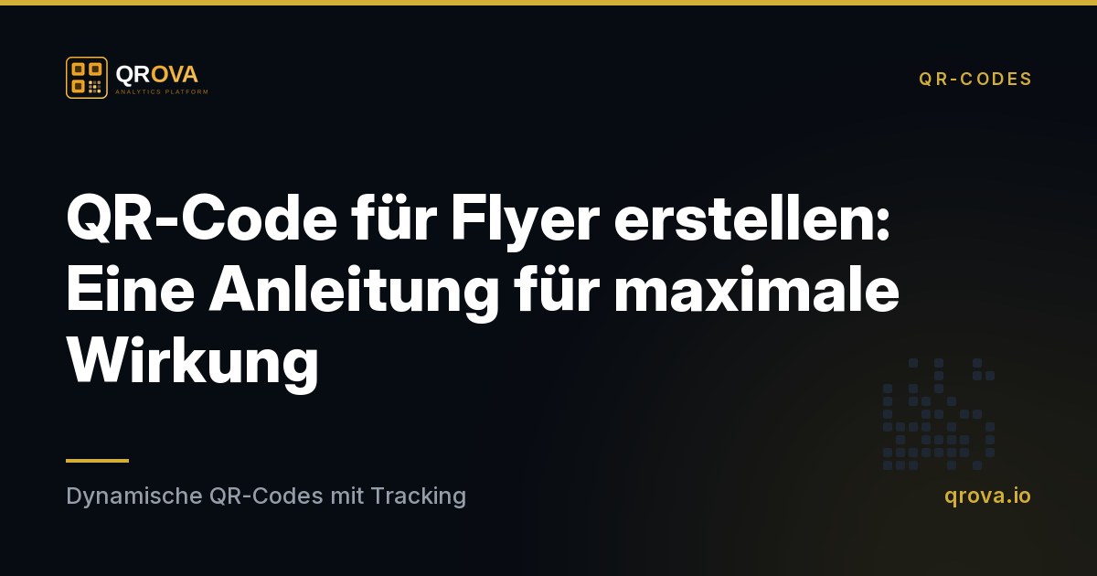 QR-Code für Flyer erstellen: Eine Anleitung für maximale Wirkung