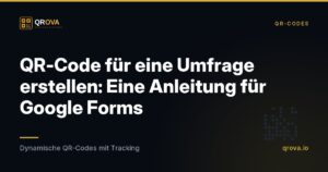 QR-Code für eine Umfrage erstellen: Eine Anleitung für Google Forms